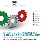Immagine associata al documento: Il Ruolo delle Province nel Sistema Istituzionale Italiano - Bari, 29 gennaio 2008