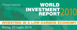 Immagine associata al documento: "World Investment Report 2010" - Roma, 22 luglio 2010