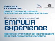 Immagine associata al documento: "EmPULIA experience - informazioni per procedure di acquisto telematiche" - Bari, 27 marzo 2012