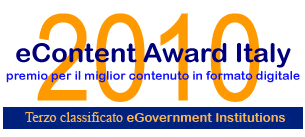 Immagine associata al documento: Sistema.Puglia premiato all'eContent Award, il premio per il miglior contenuto in formato digitale