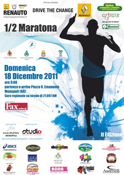 Immagine associata al documento: ATLETICA LEGGERA - 2^ Mezzamaratona citt di Monopoli e Polignano