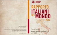 Immagine associata al documento: Presentazione Rapporto Italiani nel Mondo - Roma, 3 ottobre