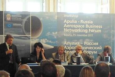 Immagine associata al documento: Forte accelerazione ai processi di partnership tra la Russia e la Puglia dell'aerospazio
