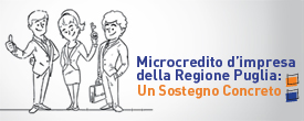 Immagine associata al documento: Microcredito d'Impresa della Regione Puglia: pubblicato l'avviso