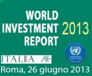 Immagine associata al documento: World Investment Report 2013 - Roma, 26 giugno