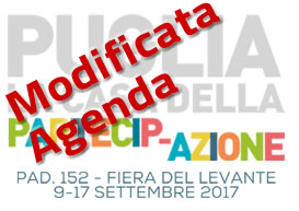 Immagine associata al documento: Agenda eventi Fiera del Levante - modifica programma eventi di venerd 15 settembre