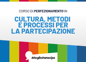 Immagine associata al documento: Aperte le candidature per il nuovo Corso di Formazione di Puglia Partecipa