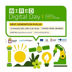 Immagine associata al documento: Wired Digital Day 2021, La rivoluzione green passa dalla Puglia