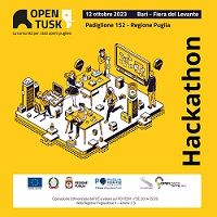Immagine associata al documento: Hackathon del progetto Opentusk - Padiglione 152 della Fiera del Levante a Bari, 12 ottobre